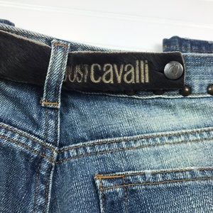 Just Cavalli Italy Studded Flare Leg Jeans Embellished Italy 30